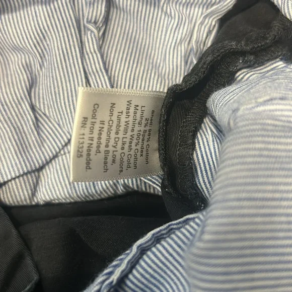 Wildfang The Ace Collection Navy Blue Trouser Khaki Pants Size Small